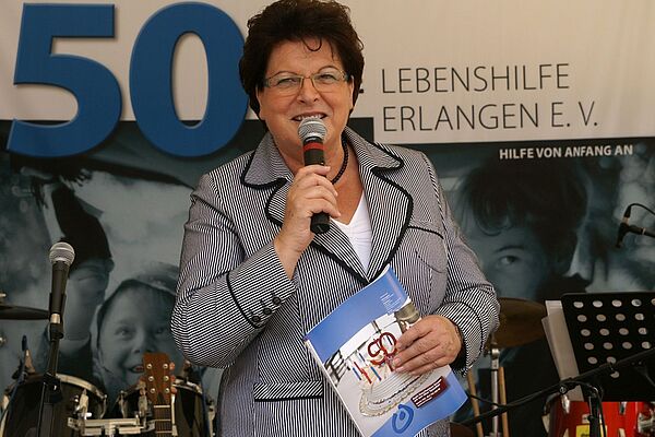 Barbara Stamm hat zu 50 Jahre Lebenshilfe Erlangen eine Rede gehalten.